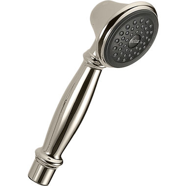 Click here to see Delta RP46680PN Delta Traditional Single-Setting Hand Shower, WaterSense, Round, 1.75 GPM, Brilliance Polished Nickel - RP46680PN