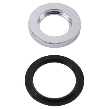 Click here to see Delta RP73166 Delta Part Handle Base and Gasket, Chrome - RP73166