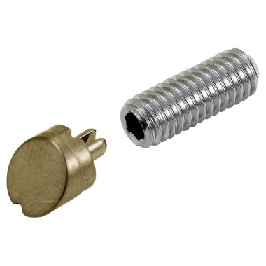 Click here to see Delta RP72561CZ Delta Cassidy Champagne Bronze Button and Set Screw for H595 Cross Handle, H597 Lever Handle, and H598 French Curve Lever Handle - RP72561CZ