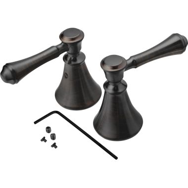 Click here to see Delta RP72749RB Delta Cassidy Venetian Bronze Metal Lever Handle Kit for 2497LF Two-Handle Kitchen Faucets, ADA-Compliant - RP72749RB