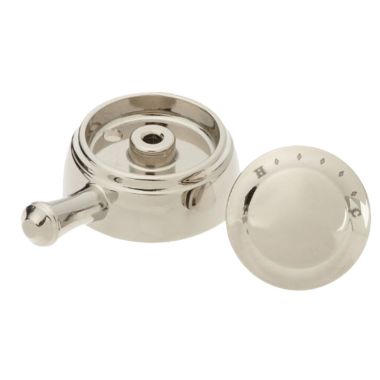 Click here to see Delta RP72572PN Delta Cassidy Series Temperature Knob and Cover - Brilliance Polished Nickel (RP72572PN)