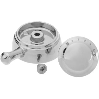 Click here to see Delta RP72571 Delta Cassidy Chrome Temperature Knob, Cover, and Set Screw for T17T097 Valve Only Trim - RP72571