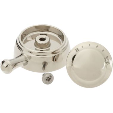 Click here to see Delta RP72571PN Delta Cassidy Polished Nickel Temperature Knob, Cover, and Set Screw for T17T097 Valve Only Trim - RP72571PN