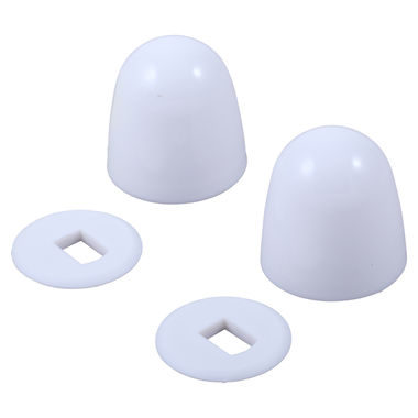 Click here to see Delta RP73630 DELTA RP73630 PART TOILET BOLT CAP (2) AND BASE (2) WHITE