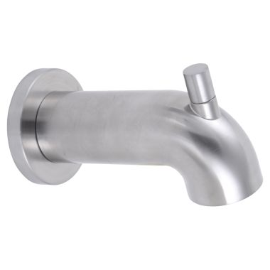 Click here to see Delta RP73371SS Delta Trinsic Tub Spout with Pull-Up Diverter, Stainless - RP73371SS
