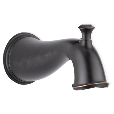 Click here to see Delta RP72565RB Delta Cassidy 7in Venitian Bronze Tub Spout with Pull-Up Diverter, Wall-Mount, Single-Hole Installation, Metal Construction - RP72565RB