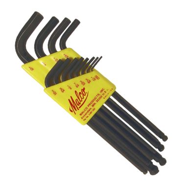 Click here to see Malco WBL12S Malco WBL12S 12 Piece Ball Tip Wrench Set