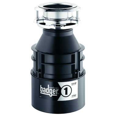Click here to see Insinkerator BADGER-1 Insinkerator Badger-1 1/3 HP Garbage Disposal Less Cord