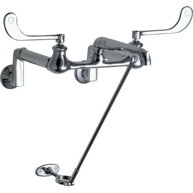 Click here to see Chicago Faucet 815-CP Chicago Faucets 815-CP Hot and Cold Sink Faucet