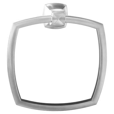 Click here to see Kohler 16254-CP Kohler Margaux Square Wall Mounted Towel Ring, Metal Constructed, Polished Chrome - K-16254-CP
