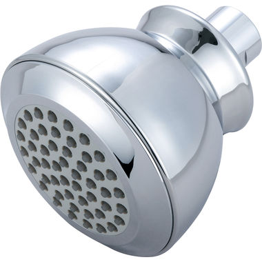 Click here to see Pioneer X-6400019 Pioneer Del Mar Single-Function 3-3/8in Shower Head, Rub-Clean Anti-Scale Spray, 2.5GPM, Chrome - X-6400019