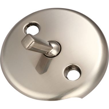 Click here to see Pioneer X-6400031-BN Pioneer X-6400031-BN Trip Lever Faceplate Waste and Overflow In Brushed Nickel 