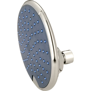 Click here to see Pioneer X-6400035-BN Pioneer P-Accessories 6in Single-Function Rain Shower Head with Rub-Clean Anti Scale Spray, PVD Brushed Nickel - X-6400035-BN