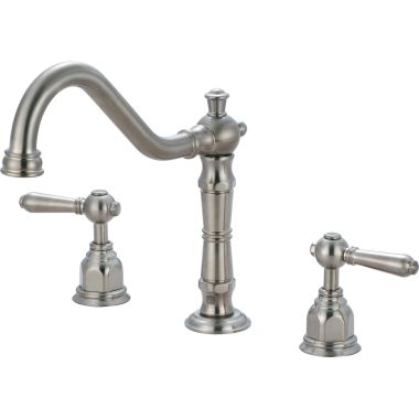 Click here to see Pioneer 2AM200-BN Pioneer Americana Two Handle Widespread Kitchen Faucet, Brushed Nickel - 2AM200-BN