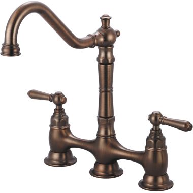 Click here to see Pioneer 2AM500-ORB Pioneer 2AM500-ORB Oil Rubbed Bronze Americana Two Handle Kitchen Widespread Faucet