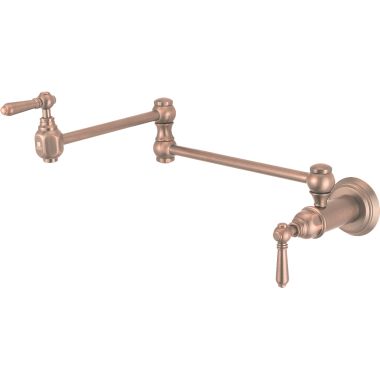 Click here to see Pioneer 2AM600-GR Pioneer 2AM600-GR Golden Rose Americana Wall Mount Pot Filler
