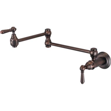 Click here to see Pioneer 2AM600-ORB Pioneer Americana Wall Mount Pot Filler Faucet, Oil Rubbed Bronze - 2AM600-ORB