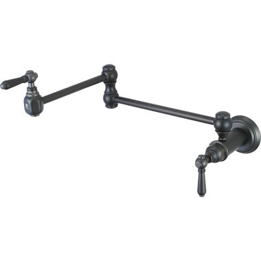 Click here to see Pioneer 2AM600-TB Pioneer Americana Wall Mount Pot Filler Faucet, Tuscany Bronze - 2AM600-TB