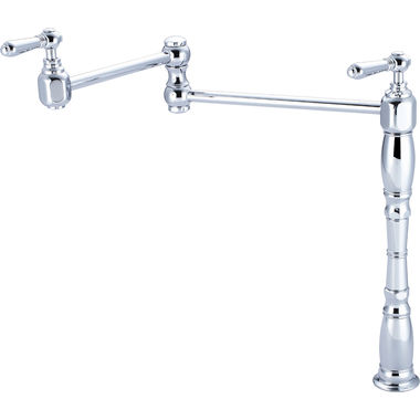 Click here to see Pioneer 2AM700 Pioneer Americana Deck Mount Pot Filler Faucet, Chrome - 2AM700