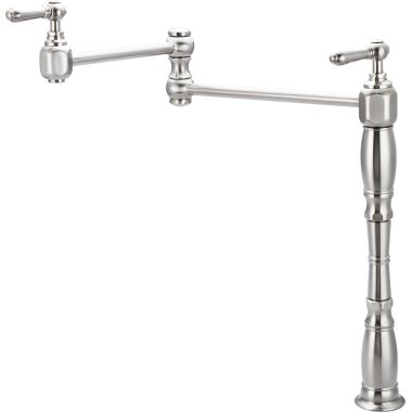 Click here to see Pioneer 2AM700-BN Pioneer Americana Deck Mount Pot Filler Faucet, Brushed Nickel - 2AM700-BN