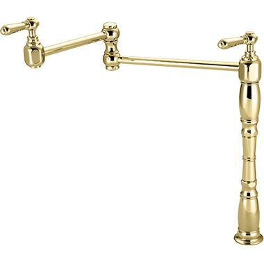 Click here to see Pioneer 2AM700-PB Pioneer 2AM700-PB Polished Brass Americana Wall Mount Pot Filler