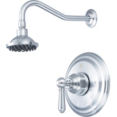 Click here to see Pioneer 4AM300T-SS Pioneer Americana Shower Faucet, Trim Only, Ceramic Disc Cartridge, Metal Lever Handle, 1.75 GPM, Stainless Steel - 4AM300T-SS