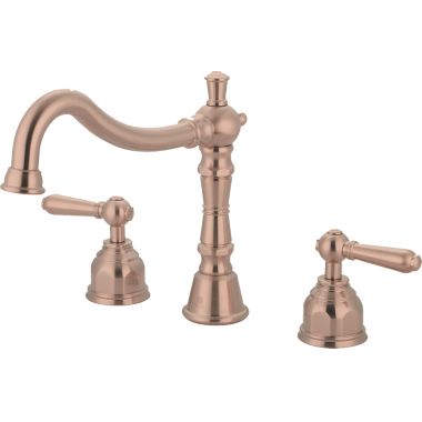 Click here to see Pioneer 4AM610-GR Pioneer Americana Two-Handle Golden Rose Roman Tub Faucet Trim with Rough-In Valve, Metal Lever Handles, ADA Compliant - 4AM610-GR
