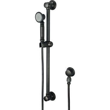 Click here to see Pioneer 6AM400-TB Pioneer Americana Single-Function Handheld Shower Set with 25-1/4in Slide Bar, Round, 2.5 GPM, ADA-Compliant, Tuscany Bronze - 6AM400-TB