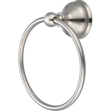 Click here to see Pioneer 7AM034-BN Pioneer Americana Round Wall Mounted Hand Towel Ring, Metal Constructed, Brushed Nickel - 7AM034-BN