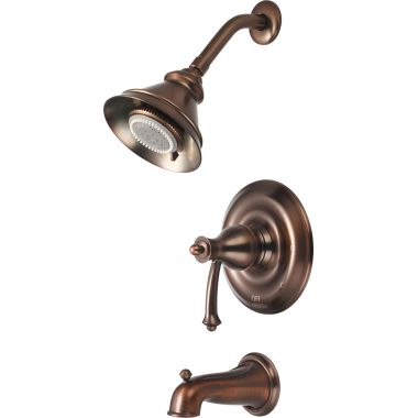 Click here to see Pioneer 4BL100T-ORB Pioneer Bellaire Single Handle Oil Rubbed Bronze Tub/Shower Trim, Five-Function, 1.75 GPM, ADA, Metal Lever Handle - 4BL100T-ORB