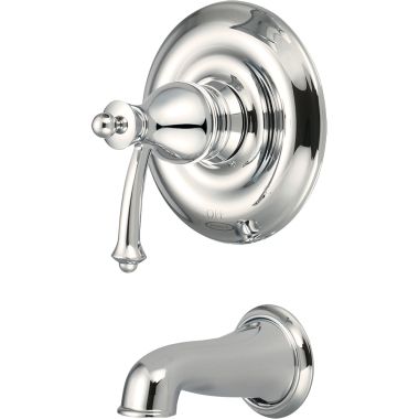 Click here to see Pioneer 4BL200T-PN Pioneer Bellaire Single Handle Wall-Mount Polished Nickel Tub Faucet Trim Set, Metal Lever Handle, ADA Compliant - 4BL200T-PN
