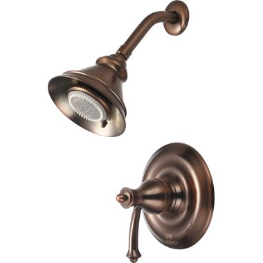 Click here to see Pioneer 4BL300T-ORB Pioneer Bellaire 5-Function Shower Faucet with 4-1/2in Touch-Clean Showerhead, Single Metal Lever Handle, 2.5 GPM, Oil Rubbed Bronze - 4BL300T-ORB