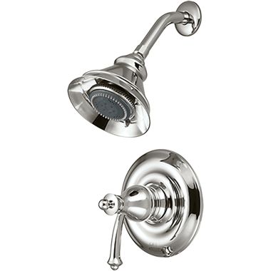 Click here to see Pioneer 4BL300T-PN Pioneer Bellaire 5-Function Shower Faucet with 4-1/2in Touch-Clean Showerhead, Single Metal Lever Handle, 2.5 GPM, Polished Nickel - 4BL300T-PN