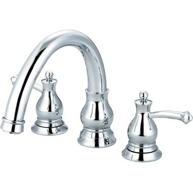 Click here to see Pioneer 4BL610T Pioneer Bellaire Two Handle Polished Chrome Roman Tub Faucet Trim Set, Metal Lever Handles, Rigid Spout, ADA - 4BL610T