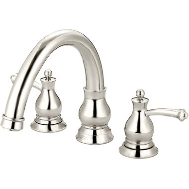 Click here to see Pioneer 4BL610T-BN Pioneer Bellaire Two Handle Brushed Nickel Roman Tub Faucet Trim Set, Metal Lever Handles, Rigid Spout, ADA - 4BL610T-BN