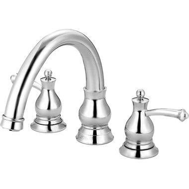 Click here to see Pioneer 4BL610T-SS Pioneer Bellaire Two Handles Stainless Steel Roman Tub Faucet Trim Set, Metal Lever Handles, Rigid Spout, ADA - 4BL610T-SS