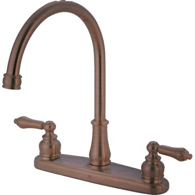Click here to see Pioneer 2BR100-ORB Pioneer Brentwood Two-Handle Kitchen Faucet, Lever Handles, Oil Rubbed Bronze - 2BR100-ORB