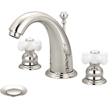 Click here to see Pioneer 3BR420-PN Pioneer 3BR420-PN Two-Handle Widespread Lavatory Faucet In Polished Nickel 