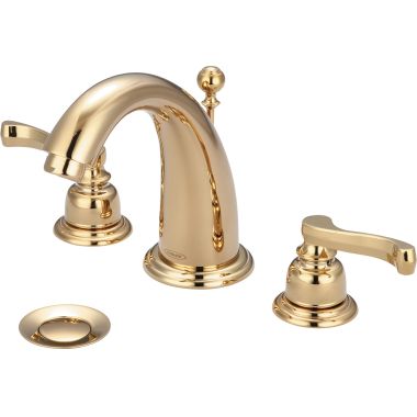 Click here to see Pioneer 3BR430-PB Pioneer 3BR430-PB 2-Handle Widespread Lavatory Faucet In A Polished Brass Finish