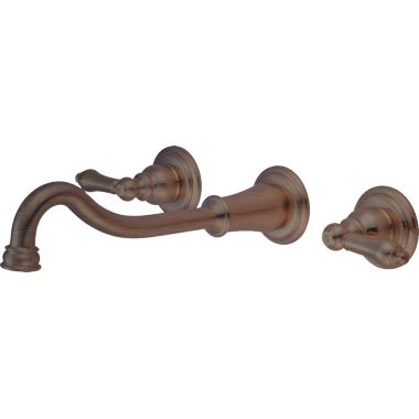 Click here to see Pioneer 3BR700-ORB Pioneer Brentwood Widespread Wall-Mount Vessel Bathroom Faucet, Two-Handle, 1.5 GPM, Metal Lever Handle, ADA, Oil-Rubbed Bronze - 3BR700-ORB