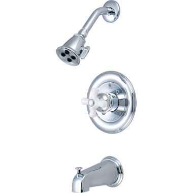 Click here to see Pioneer 4BR120T Pioneer 4BR120T Single-Handle Tub/Shower Trim Set in a  Classic Chrome Finish