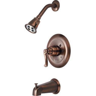 Click here to see Pioneer 4BR130T-ORB Pioneer Brentwood Single Handle Oil Rubbed Bronze Tub/Shower Trim Kit, Two-Function, 2.5 GPM, Beaux Lever Handle, ADA - 4BR130T-ORB