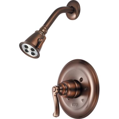 Click here to see Pioneer 4BR330T-ORB Pioneer Brentwood 2-Function Shower Faucet with 2-1/2in Showerhead, Beuax Lever Handle, Trim Only, 2.5 GPM, Oil Rubbed Bronze - 4BR330T-ORB
