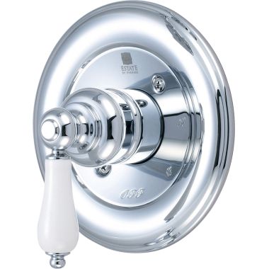 Click here to see Pioneer 4BR410T Pioneer Brentwood Valve Trim, Porcelain Lever Handle, Polished Chrome - 4BR410T