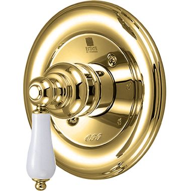 Click here to see Pioneer 4BR410T-PB Pioneer Brentwood Valve Trim, Porcelain Lever Handle, Polished Brass - 4BR410T-PB