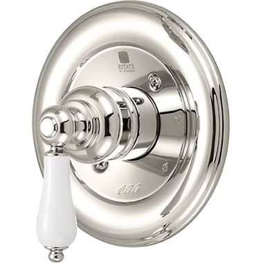 Click here to see Pioneer 4BR410T-PN Pioneer Brentwood Valve Trim, Porcelain Lever Handle, Polished Nickel - 4BR410T-PN