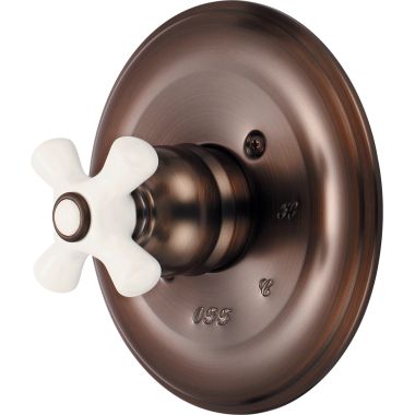 Click here to see Pioneer 4BR420T-ORB Pioneer Brentwood Valve Trim, Porcelain Cross Handle, Oil Rubbed Bronze - 4BR420T-ORB