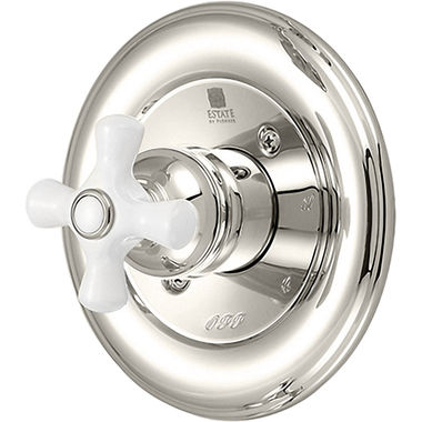 Click here to see Pioneer 4BR420T-PN Pioneer Brentwood Valve Trim, Porcelain Cross Handle, Polished Nickel - 4BR420T-PN