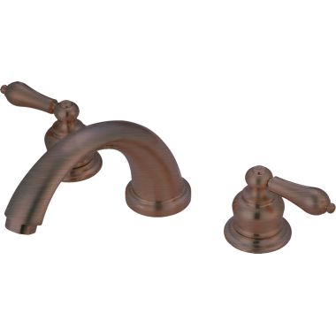 Click here to see Pioneer 4BR700-ORB Pioneer Brentwood Two-Handle Deck Mounted Oil Rubbed Bronze Roman Tub Faucet Trim Set with Rough-In, C Spout, Metal Lever Handles, ADA - 4BR700-ORB