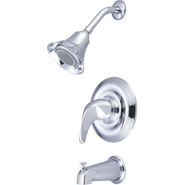 Click here to see Pioneer 4CB100T Pioneer Cabrillo Single Handle Polished Chrome Tub/Shower Trim Set, Five-Function, Lever Handle, 2.5 GPM, ADA, 1/2-inch Connection Size - 4CB100T